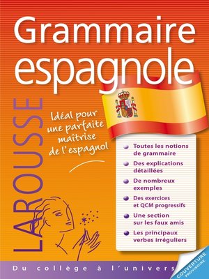 cover image of Grammaire espagnole